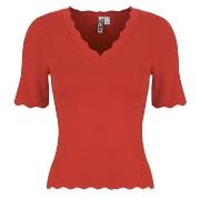 Blouse Pieces PCJULINE SS V-NECK KNIT