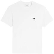 T-shirt Korte Mouw Ami Paris T-SHIRT HTS346.724.100 WHITE