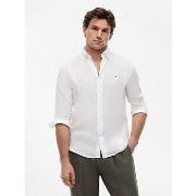 Overhemd Lange Mouw Tommy Hilfiger MW0MW41530 PGMNT DYED-YBR WHITW