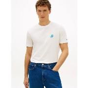 T-shirt Korte Mouw Tommy Hilfiger MW0MW43066-YBK ECRU