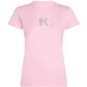 T-shirt Korte Mouw Karl Lagerfeld KLJ Slim Ss K Logo Tee B2W17064
