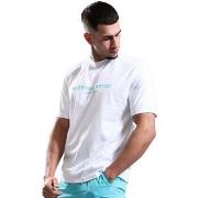 T-shirt Korte Mouw Marshall Artist Thermo T-Shirt White/Mint