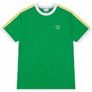 T-shirt Korte Mouw Sergio Tacchini Pino Ringer T-Shirt Fern Green/Whit...
