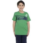 T-shirt Korte Mouw Leone 1947 Boy Short Sleeves Welcome
