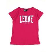 T-shirt Korte Mouw Leone 1947 Girl T-Shirt Short Sleeves B W