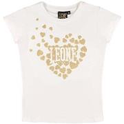 T-shirt Korte Mouw Leone 1947 Girl T-Shirt Short Sleeves Gold 1947