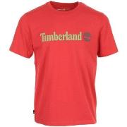 T-shirt Korte Mouw Timberland Linear Logo Short Sleev