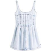 Korte Jurk Tommy Jeans Pleat Seam Denim Dre