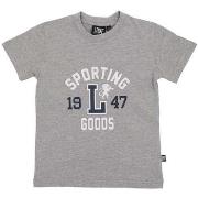 T-shirt Korte Mouw Leone 1947 Boy Short Sleeves College