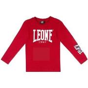 T-Shirt Lange Mouw Leone 1947 Boy Long Sleeves Varsity