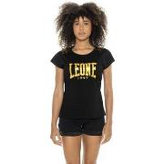 T-shirt Korte Mouw Leone 1947 Woman Short Sleeves Gold