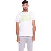 T-shirt Korte Mouw Leone 1947 Man Short Sleeves Indigo