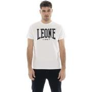 T-shirt Korte Mouw Leone 1947 Man Short Sleeves Big Logo