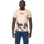 T-shirt Korte Mouw Leone 1947 Man Beach
