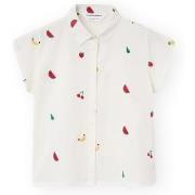 Blouse Compania Fantastica COMPAÑIA FANTÁSTICA Shirt 43122 - White