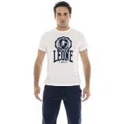 T-shirt Korte Mouw Leone 1947 Man Short Sleeves Indaco