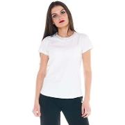 T-shirt Korte Mouw Leone 1947 Woman Short Sleeves Crystal