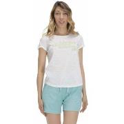 T-shirt Korte Mouw Leone 1947 Woman Short Sleeves Silence Work