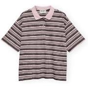 Polo Shirt Korte Mouw Aware Polo Maren 2/4 - Parfait Pink/Chocolate