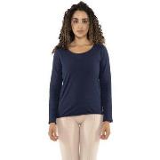 T-Shirt Lange Mouw Leone 1947 Woman Long Sleeves Never Without