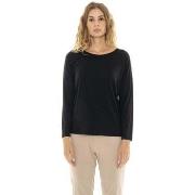 T-Shirt Lange Mouw Leone 1947 Woman Long Sleeves Pearl