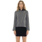 Blazer Leone 1947 Woman Neoprene Jackets Gold Studs