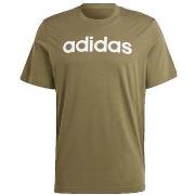 T-shirt Korte Mouw adidas T-shirt Essentials avec logo brodé - kaki