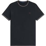 T-shirt Korte Mouw Fred Perry Fp Twin Tipped