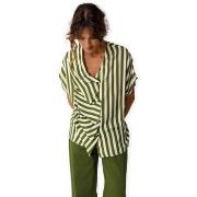 Blouse Skfk Kaua Shirt - Stripes Green