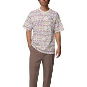 T-shirt Korte Mouw Columbia Camisetas Hombre Modèle Heavyweight Printe...