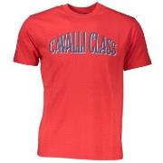 T-shirt Korte Mouw Roberto Cavalli qxt60bjd060eeef2a7rosso02000m