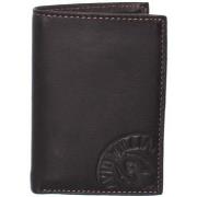 Portefeuille David William Porte-cartes en cuir ref_lhc37145-marron