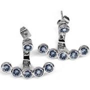 Boucles oreilles Mademoiselle Jolie Paris AVRIL sous lobes en Cristal