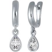 Boucles oreilles Mademoiselle Jolie Paris ROSEE en Cristal goutte