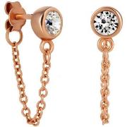 Boucles oreilles Mademoiselle Jolie Paris XAVIER puces avec chaine