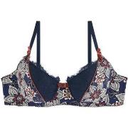 Rembourrés Pomm'poire Soutien-gorge ampliforme coque moulée imprimé bl...