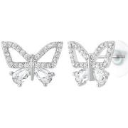 Boucles oreilles Sc Crystal B3129-ARGENT-BO