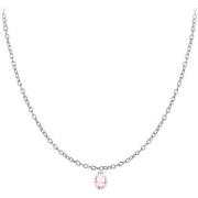 Collier Sc Crystal B2382-ARGENT-10003-ROSE