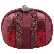 Porte-monnaie Fuchsia Petit porte monnaie Elma patch croco étoile bord...