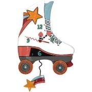 Horloges Enesco Horloge Roller Skate conçue par l'artiste Michelle All...