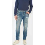 Jeans Le Temps des Cerises Nagold 900/16 tapered jeans destroy vintage...