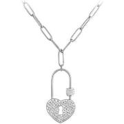 Collier Sc Crystal B3270-ARGENT