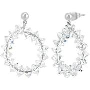 Boucles oreilles Sc Crystal BS3074-ARGENT-CRYS