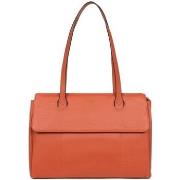 Sac a main Hexagona Sac porte epaule Ref 55943 Orange 40.5*28