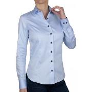 Chemise Andrew Mc Allister chemise unie krystal bleu