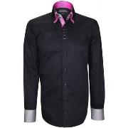Chemise Emporio Balzani chemise triple col tricol noir