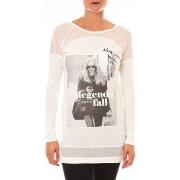 T-shirt La Vitrine De La Mode Tee Shirt Manches Longues MC1919 blanc