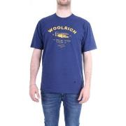 T-shirt Woolrich WOTEE1158 T-Shirt/Polo homme bleu