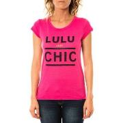 T-shirt LuluCastagnette T-shirt Chicos Rose