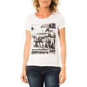 T-shirt LuluCastagnette T-shirt Mag Blanc